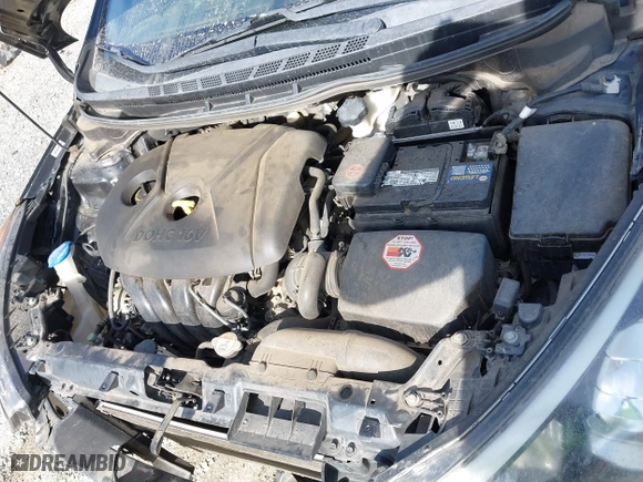 2014 Kia Forte LX with VIN KNAFK4A66E5179618, listed as a IAAI auction lot 41718330 with 115,052 mi miles. Bid and sale history available at carsss.com. Image 10.
