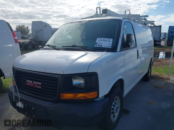 2016 GMC Savana Cargo z VIN 1GTW7AFF9G1194121, wystawiony jako IAAI lot #41978935 z przebiegiem 91 469 mil mil oraz . Historia ofert i sprzedaży dostępna na DreamBid. Obrazek 6.
