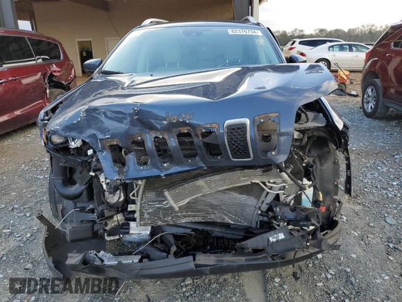 2021 Jeep Cherokee Latitude Lux with VIN 1C4PJLMN4MD154874, listed as a Copart auction lot 82376734 with 54,992 mi miles and Salvage Title. Bid and sale history available at carsss.com. Image 5.