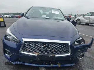 2024 Infiniti Q50 Luxe with VIN JN1EV7BR7RM631669, listed as a IAAI auction lot 42379035 with 9,376 mi miles and . Bid and sale history available at DreamBid. Image 6.