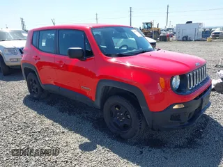 2017 Jeep Renegade Sport with VIN ZACCJBAB8HPG03001, listed as a IAAI auction lot 42058209 with 80,655 mi miles and . Bid and sale history available at DreamBid. Image 1.