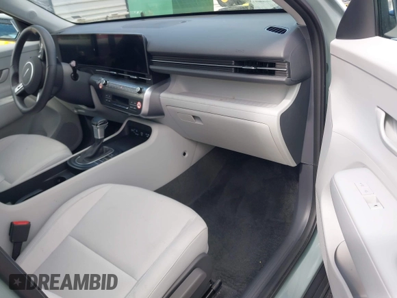 2025 Hyundai Kona SEL with VIN KM8HB3AB5SU248072, listed as a IAAI auction lot 42168082 with 5,696 mi miles and . Bid and sale history available at carsss.com. Image 5.