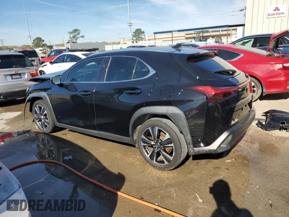2021 Lexus UX with VIN JTHP3JBH6M2034578, listed as a Copart auction lot 48185835 with 55,297 mi miles and Salvage Title. Bid and sale history available at carsss.com. Image 2.