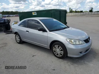 2005 Honda Civic VP with VIN 1HGEM22175L040434, listed as a Copart auction lot 61619605 with 159,962 mi miles and Salvage title. Bid and sale history available at DreamBid. Image 4.