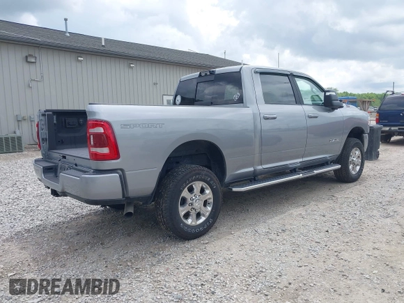 2024 Ram 2500 Big Horn with VIN 3C6UR5DJ1RG186140, listed as a IAAI auction lot 42244804 with 18,907 mi miles and . Bid and sale history available at DreamBid. Image 4.