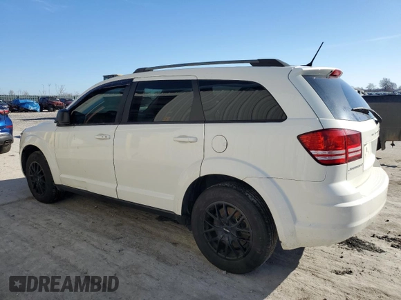 2018 Dodge Journey SE with VIN 3C4PDCABXJT277179, listed as a Copart auction lot 46536635 with 136,889 mi miles and Salvage Title. Bid and sale history available at carsss.com. Image 2.