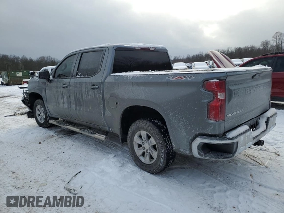 2021 Chevrolet Silverado 1500 LT with VIN 3GCUYDET5MG398568, listed as a Copart auction lot 87796835 with 68,396 mi miles and Salvage Title. Bid and sale history available at carsss.com. Image 2.