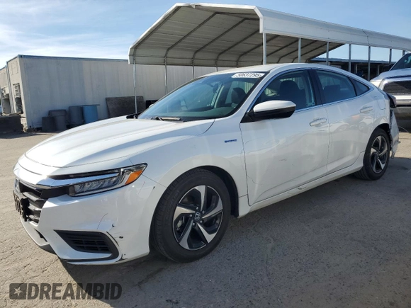 2021 Honda Insight EX with VIN 19XZE4F56ME009835, listed as a Copart auction lot 50637295 with 36,515 mi miles and Salvage Title. Bid and sale history available at carsss.com. Image 1.
