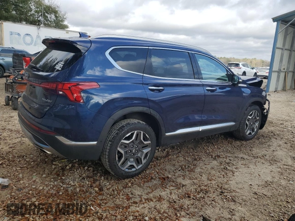 2021 Hyundai Santa Fe Limited with VIN 5NMS4DAL5MH364420, listed as a Copart auction lot 45100625 with 62,974 mi miles and Non Repairable. Bid and sale history available at carsss.com. Image 3.