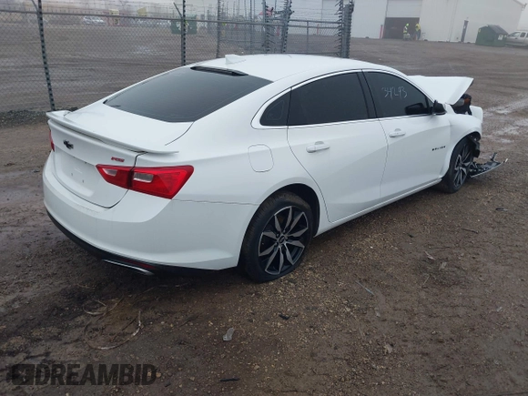 2020 Chevrolet Malibu RS with VIN 1G1ZG5ST9LF140971, listed as a IAAI auction lot 41179351 with 53,260 mi miles and . Bid and sale history available at DreamBid. Image 4.