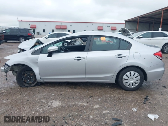 2015 Honda Civic LX with VIN 19XFB2F58FE259113, listed as a IAAI auction lot 42160013 with Not provided miles and . Bid and sale history available at DreamBid. Image 14.