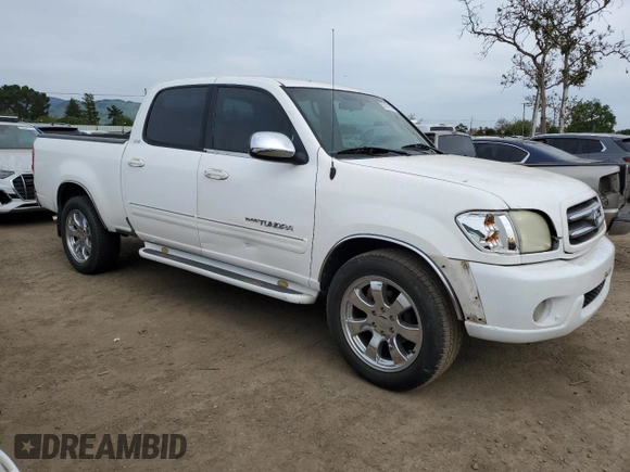 2006 Toyota Tundra SR5 with VIN 5TBET34186S507115, listed as a Copart auction lot 53101535 with 165,948 mi miles and Salvage Title. Bid and sale history available at carsss.com. Image 4.