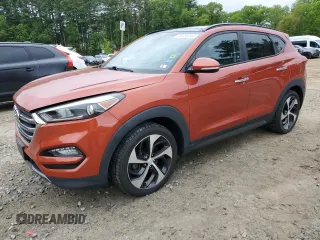 2016 Hyundai Tucson Limited z VIN KM8J3CA20GU179653, wystawiony jako Copart lot #58054245 z przebiegiem 83 501 mil mil oraz Czysty tytuł • Clean title. Historia ofert i sprzedaży dostępna na DreamBid. Obrazek 1.
