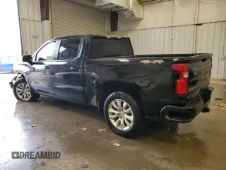 2021 Chevrolet Silverado 1500 Custom with VIN 1GCPYBEH9MZ171784, listed as a Copart auction lot 83081484 with 94,772 mi miles and Salvage Title. Bid and sale history available at DreamBid. Image 2.