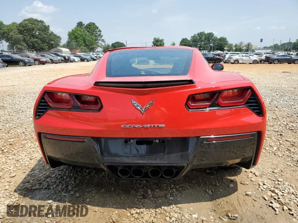 2016 Chevrolet Corvette 2LT with VIN 1G1YD2D78G5110245, listed as a Copart auction lot 59372215 with 21,318 mi miles and Salvage title. Bid and sale history available at DreamBid. Image 6.