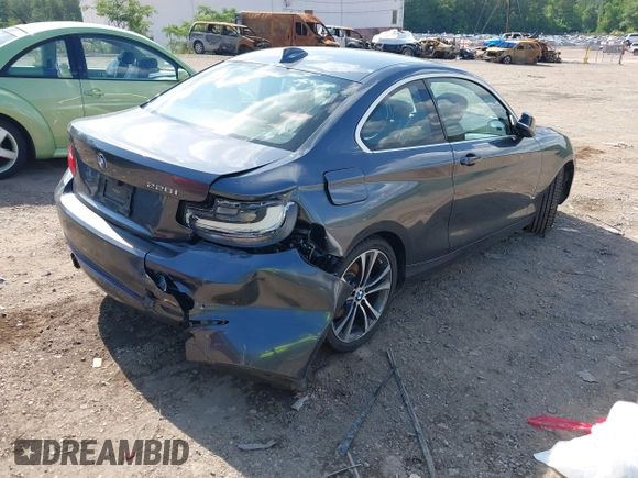 2014 BMW 2 Series 228i with VIN WBA1F5C59EV246205, listed as a IAAI auction lot 42219390 with 142,532 mi miles and . Bid and sale history available at DreamBid. Image 4.