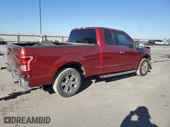 2016 Ford F-150 XL with VIN 1FTEX1CF9GKF10465, listed as a Copart auction lot 76547214 with Not Provided miles and Salvage Title. Bid and sale history available at carsss.com. Image 3.