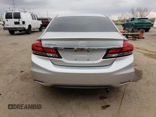 2015 Honda Civic Sedan LX with VIN 2HGFB2F50FH559122, listed as a Copart auction lot 45936225 with 115,870 mi miles and Salvage Title. Bid and sale history available at carsss.com. Image 6.