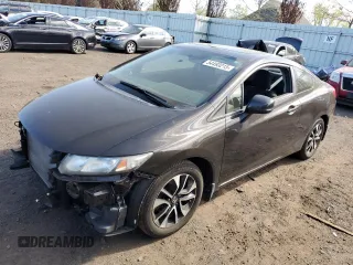 2013 Honda Civic Cpe EX with VIN 2HGFG3B83DH500554, listed as a Copart auction lot 54493215 with 233,788 mi miles and Salvage Title. Bid and sale history available at carsss.com. Image 1.