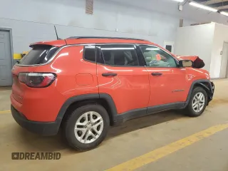 2021 Jeep Compass Sport с VIN 3C4NJCAB8MT508181, выставлен на аукционе Copart как лот 55477055 с пробегом Не указан миль и Списание • Salvage title. История ставок и продаж доступна на DreamBid. Изображение 3.