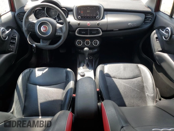 2016 FIAT 500X Trekking Plus with VIN ZFBCFXET7GP388002, listed as a Copart auction lot 59931355 with 116,860 mi miles and Salvage title. Bid and sale history available at DreamBid. Image 8.