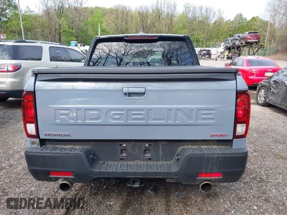 2024 Honda Ridgeline Sport with VIN 5FPYK3F18RB009341, listed as a IAAI auction lot 42159102 with 17,007 mi miles and . Bid and sale history available at DreamBid. Image 16.