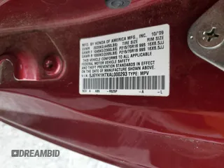 2010 Honda Element EX with VIN 5J6YH1H7XAL000293, listed as a Copart auction lot 78868694 with 156,354 mi miles and Salvage Title. Bid and sale history available at DreamBid. Image 14.