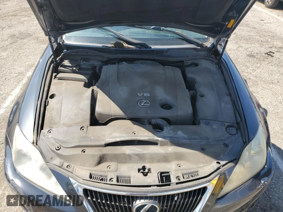2011 Lexus IS 250 with VIN JTHBF5C20B5153497, listed as a Copart auction lot 49836015 with Not Provided miles and Salvage Title. Bid and sale history available at DreamBid. Image 12.