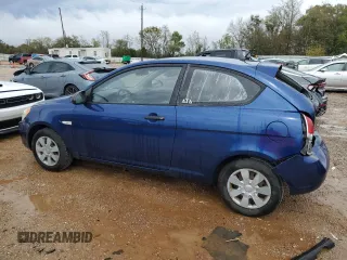 2007 Hyundai Accent GS with VIN KMHCM36C37U003798, listed as a Copart auction lot 50176595 with 122,342 mi miles and Salvage Title. Bid and sale history available at carsss.com. Image 2.