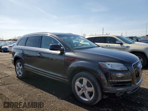 2014 Audi Q7 Premium Plus with VIN WA1LMAFE2ED013546, listed as a Copart auction lot 51327055 with 122,951 mi miles and Clean title. Bid and sale history available at DreamBid. Image 4.