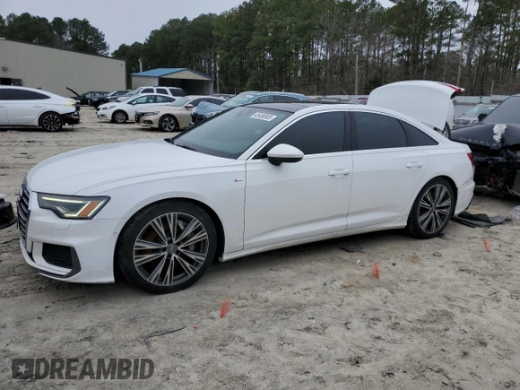 2019 Audi A6 Premium Plus with VIN WAUL2AF22KN098957, listed as a Copart auction lot 45488805 with 90,444 mi miles and Salvage Title. Bid and sale history available at carsss.com. Image 1.