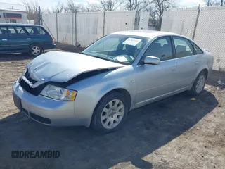 1999 Audi A6 with VIN WAUBA34BXXN017532, listed as a IAAI auction lot 41787556 with 103,439 mi miles. Bid and sale history available at carsss.com. Image 2.