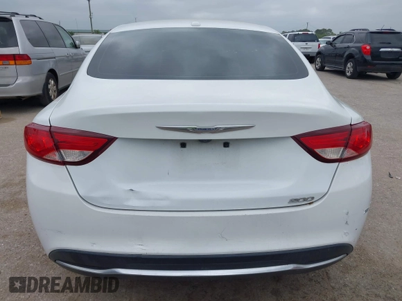 2016 Chrysler 200 Limited with VIN 1C3CCCAB3GN154726, listed as a IAAI auction lot 41969451 with 182,626 mi miles. Bid and sale history available at carsss.com. Image 17.