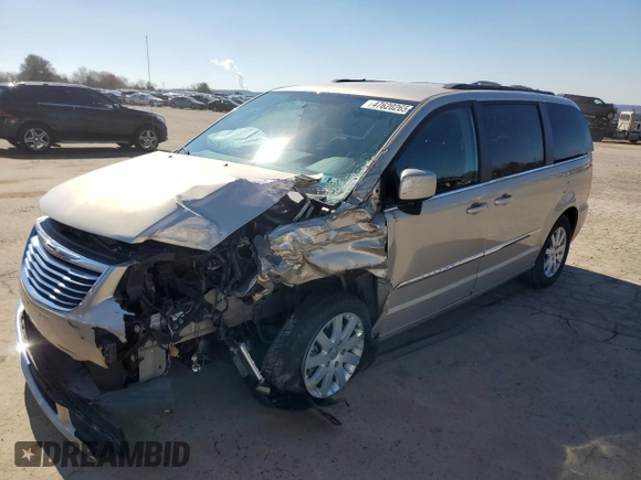 2015 Chrysler Town & Country Touring with VIN 2C4RC1BG8FR727044, listed as a Copart auction lot 47620265 with Not Provided miles and Salvage Title. Bid and sale history available at DreamBid. Image 1.