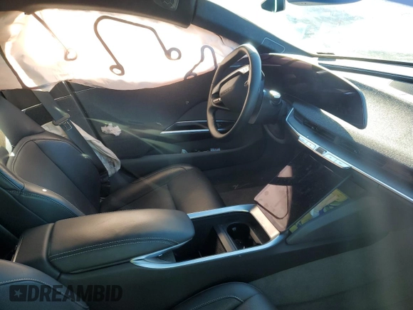 2023 Lucid Air Pure z VIN 50EA1PFA2PA007090, wystawiony jako Copart lot #42149485 z przebiegiem Nie podano mil oraz Szkody całkowita. Historia ofert i sprzedaży dostępna na DreamBid. Obrazek 9.