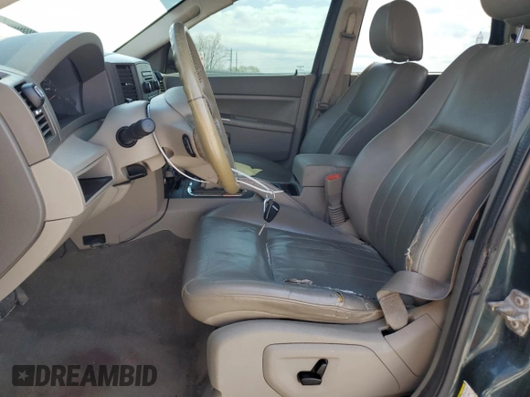 2005 Jeep Grand Cherokee Laredo with VIN 1J4HR48N75C639122, listed as a Copart auction lot 54394425 with 206,481 mi miles and Salvage title. Bid and sale history available at DreamBid. Image 7.