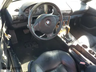 2001 BMW Z3 2.5i with VIN WBACN33491LM03874, listed as a Copart auction lot 77382024 with 268,283 mi miles and Clean Title. Bid and sale history available at carsss.com. Image 8.