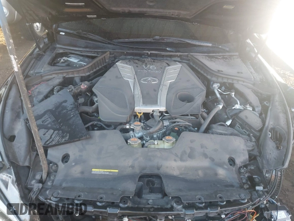 2018 Infiniti Q50 Luxe with VIN JN1EV7AP7JM590173, listed as a IAAI auction lot 41298515 with 99,415 mi miles and . Bid and sale history available at DreamBid. Image 10.