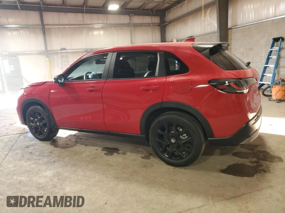 2024 Honda HR-V Sport with VIN 3CZRZ2H56RM776758, listed as a Copart auction lot 48358795 with 9,675 mi miles and Salvage Title. Bid and sale history available at carsss.com. Image 2.
