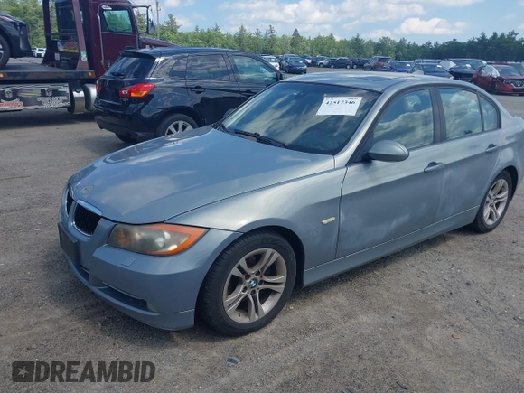 2008 BMW 3 Series 328xi with VIN WBAVC73578KP38226, listed as a IAAI auction lot 42517346 with 170,665 mi miles and . Bid and sale history available at DreamBid. Image 2.