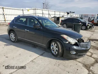 2010 Infiniti EX Journey z VIN JN1AJ0HR8AM755799, wystawiony jako Copart lot #46839915 z przebiegiem 164 262 mil mil oraz Szkoda całkowita • Salvage title. Historia ofert i sprzedaży dostępna na DreamBid. Obrazek 4.