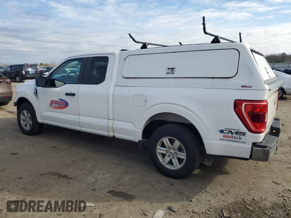 2021 Ford F-150 XL with VIN 1FTEX1CP9MKE07079, listed as a Copart auction lot 85734764 with 90,771 mi miles and Salvage title. Bid and sale history available at DreamBid. Image 2.
