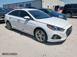 2019 Hyundai Sonata SEL with VIN 5NPE34AF0KH787268, listed as a Copart auction lot 50760285 with 99,477 mi miles and Salvage Title. Bid and sale history available at carsss.com. Image 4.