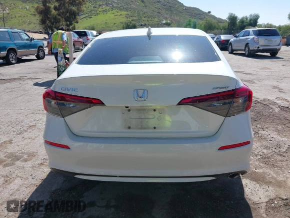 2023 Honda Civic Sedan Sport with VIN 2HGFE2F52PH558661, listed as a IAAI auction lot 41935307 with 24,543 mi miles. Bid and sale history available at carsss.com. Image 15.
