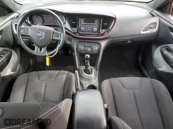 2015 Dodge Dart SXT with VIN 1C3CDFBB9FD362482, listed as a Copart auction lot 42814185 with 80,863 mi miles and Salvage Title. Bid and sale history available at DreamBid. Image 8.