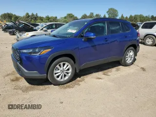 2022 Toyota Corolla Cross LE with VIN 7MUCAABG7NV040810, listed as a Copart auction lot 57266575 with 28,962 mi miles and Salvage title. Bid and sale history available at DreamBid. Image 1.