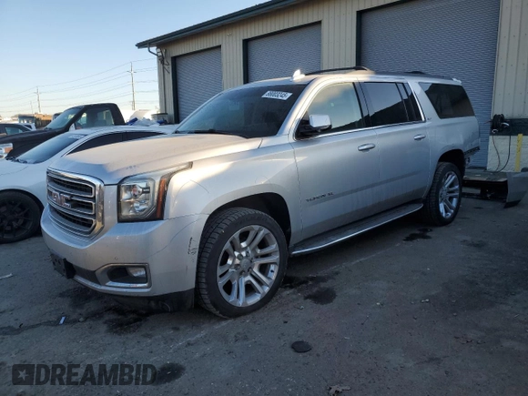 2018 GMC Yukon XL SLT with VIN 1GKS2GKC6JR371636, listed as a Copart auction lot 88003245 with 84,022 mi miles and Salvage Title. Bid and sale history available at carsss.com. Image 1.