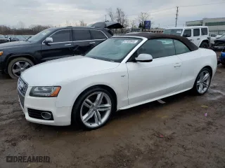2010 Audi S5 Prestige with VIN WAUVGAFH3AN007823, listed as a Copart auction lot 47452645 with 107,972 mi miles and Salvage Title. Bid and sale history available at carsss.com. Image 1.