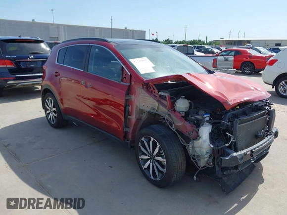 2019 Kia Sportage EX with VIN KNDPN3AC3K7612939, listed as a IAAI auction lot 42233897 with 79,677 mi miles and . Bid and sale history available at DreamBid. Image 1.