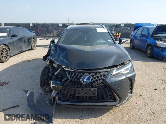 2022 Lexus UX 250h F Sport with VIN JTHR9JBHXN2058276, listed as a IAAI auction lot 42320129 with 83,439 mi miles and . Bid and sale history available at DreamBid. Image 12.